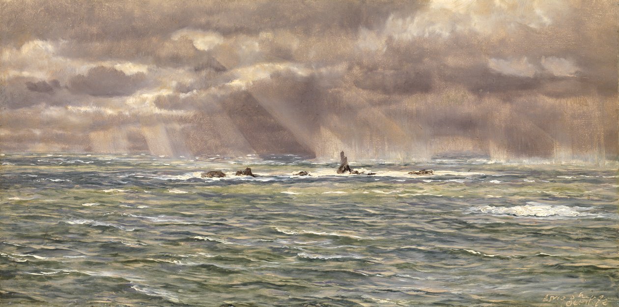 Uzun gemiler, 1872 by John Brett