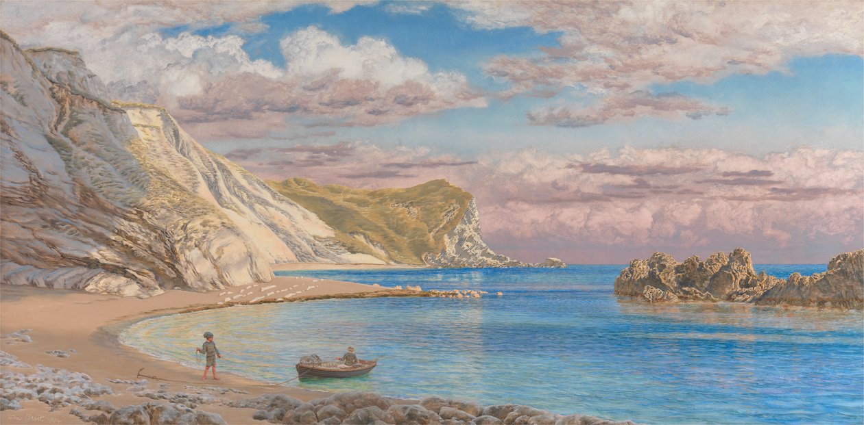 Man of War Rocks, Dorset Sahili by John Brett