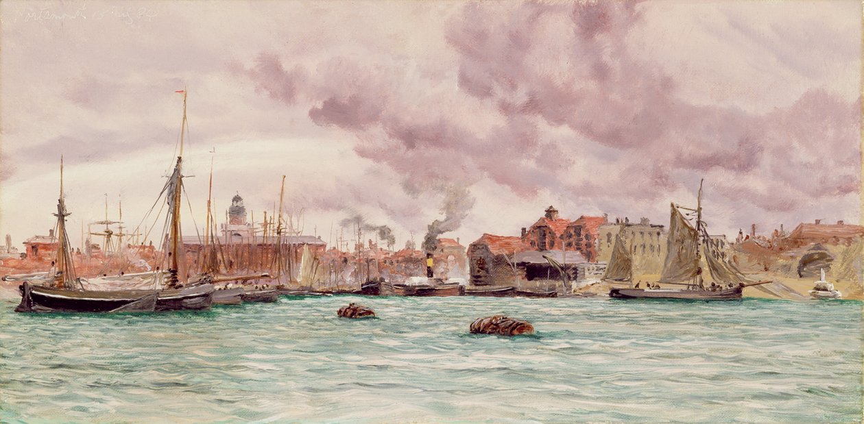 Portsmouth Limanı, 1884 by John Brett