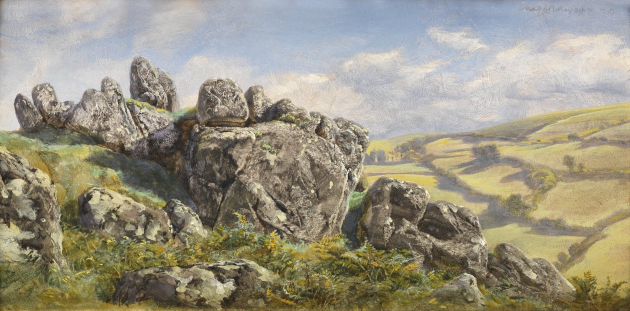 Chagford için çalışma by John Brett