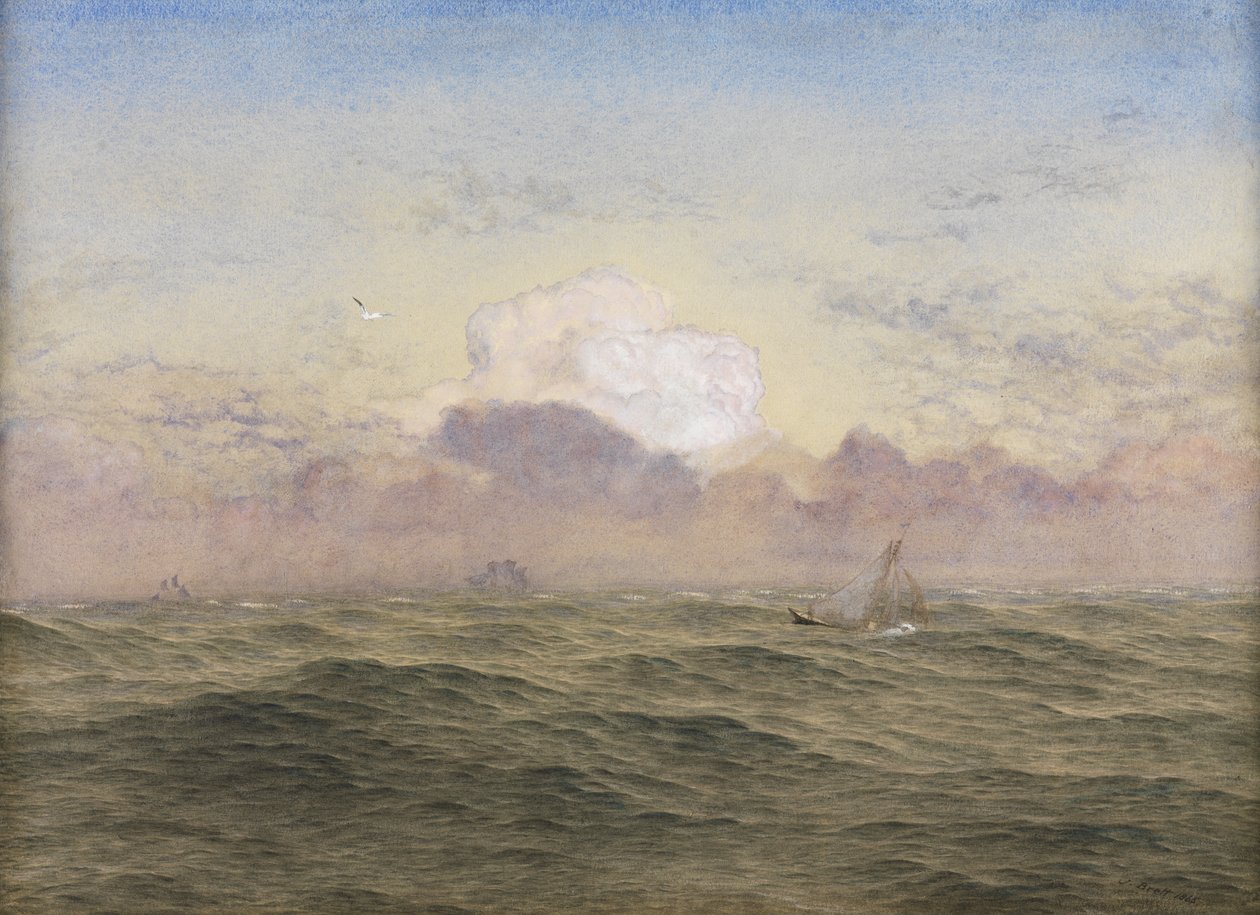 Açık Deniz, 1865 by John Brett