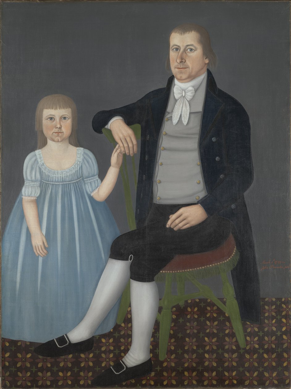 Comfort Starr Mygatt ve Lucy Mygatt, 1799 by John Brewster
