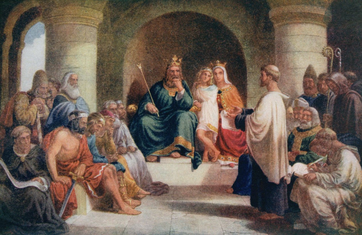 Kral Alfred (849-99), yasalarını Witan