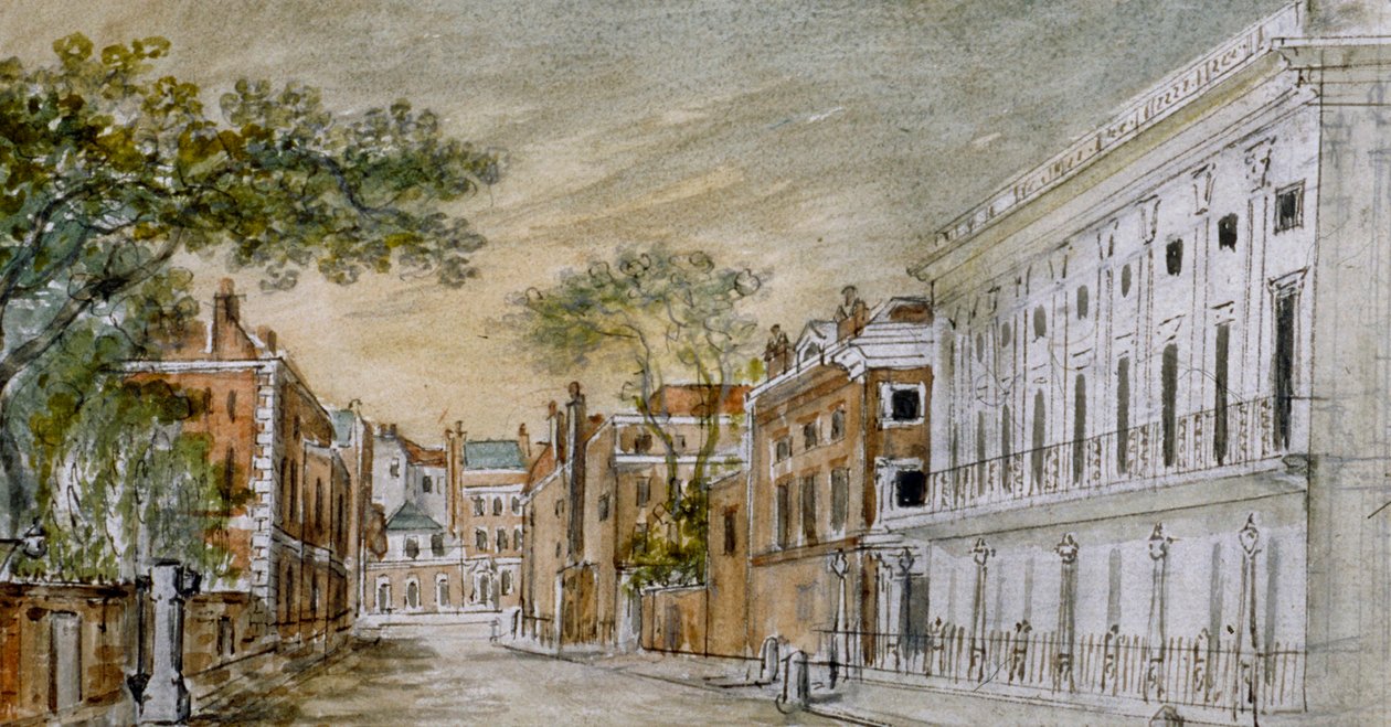 Vigo Lane boyunca görünüm, Westminster Şehri, Londra, 1793 by John Bromley