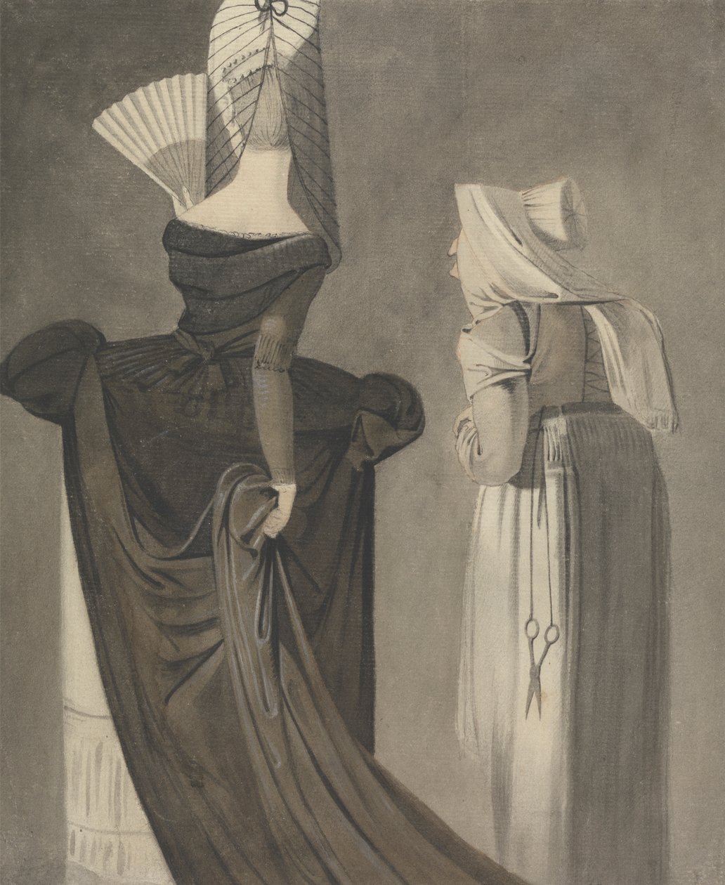 Duenna'lı Romalı Bir Leydi by John Brown