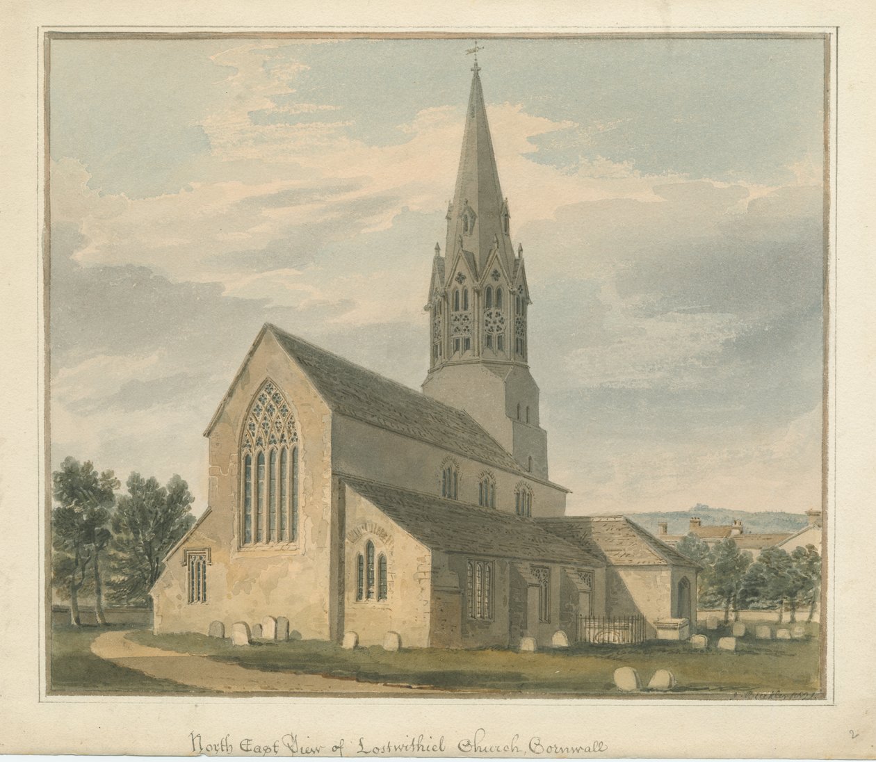 Cornwall - Lostwithiel Kilisesi by John Buckler