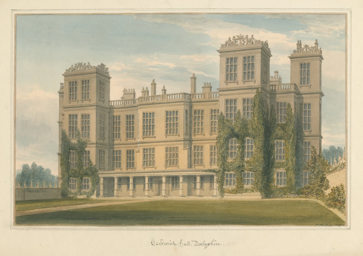 Derbyshire - Hardwick Salonu [Yeni] by John Buckler