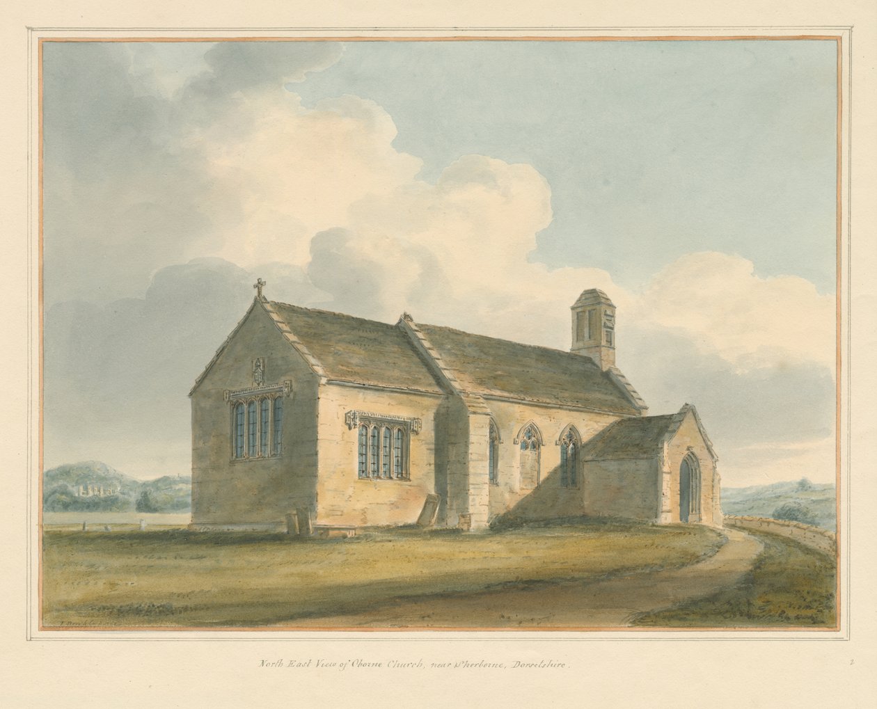 Dorset - Chorne Kilisesi, 1802 by John Buckler