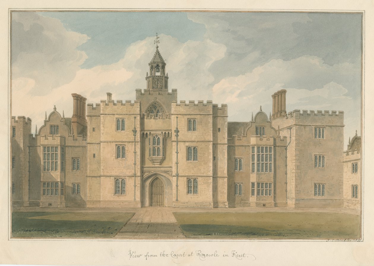 Kent - Knowle, 1811 by John Buckler