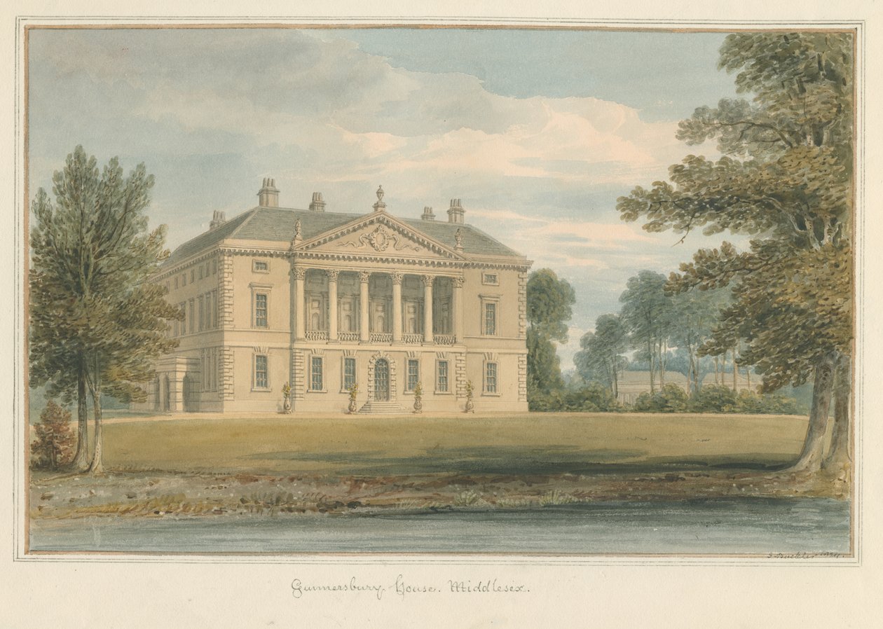 Middlesex - Gunnersbury Evi by John Buckler