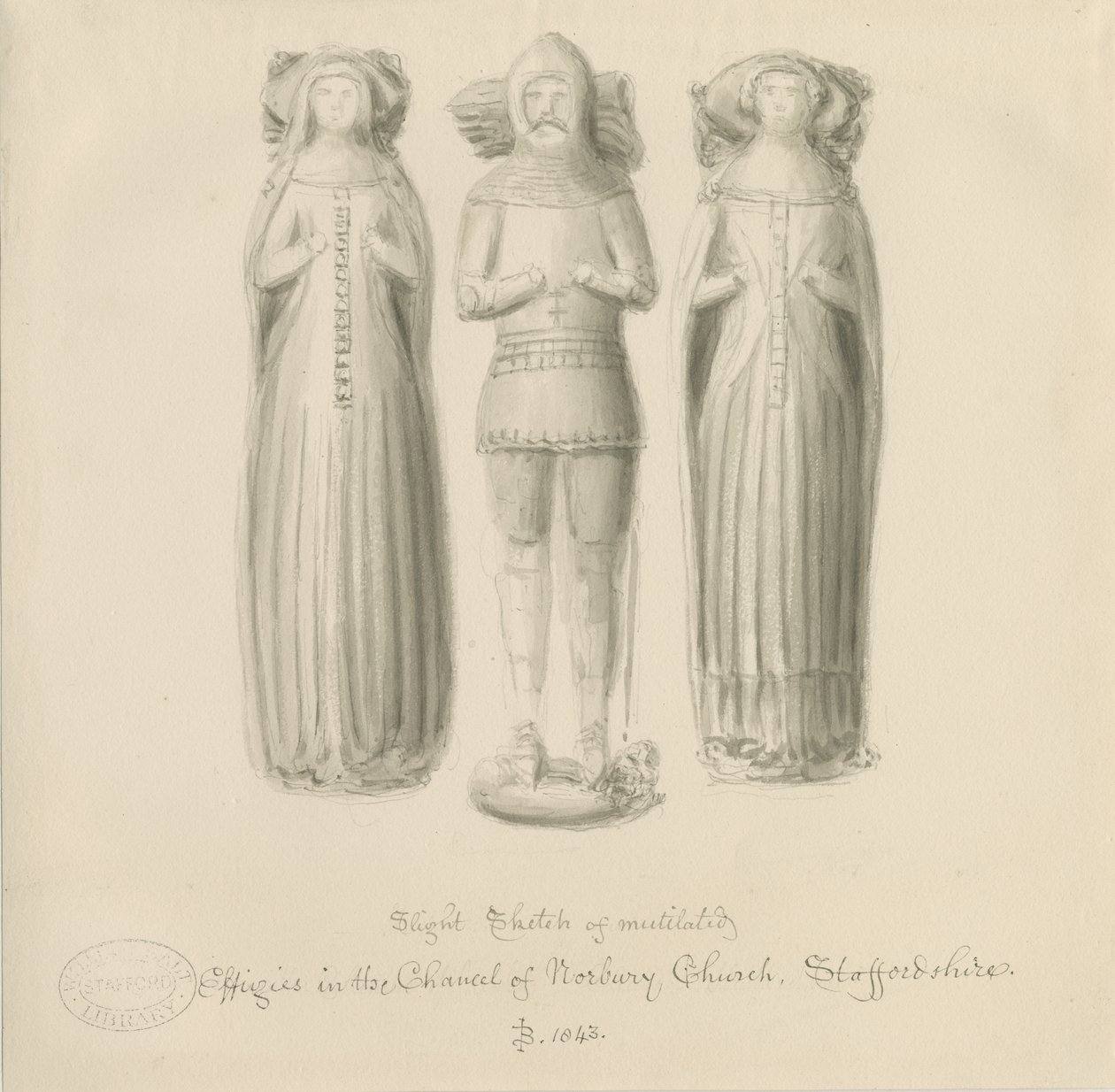 Norbury Kilisesi - Effigy [Sir Edward Botiler