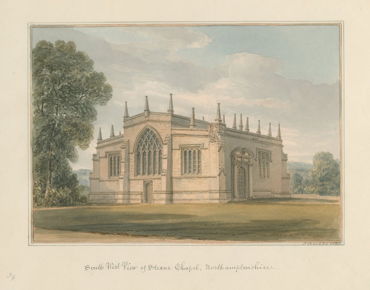 Northamptonshire - Steane Şapeli by John Buckler