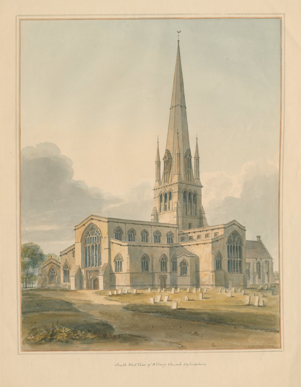 Oxfordshire - Witney Kilisesi by John Buckler