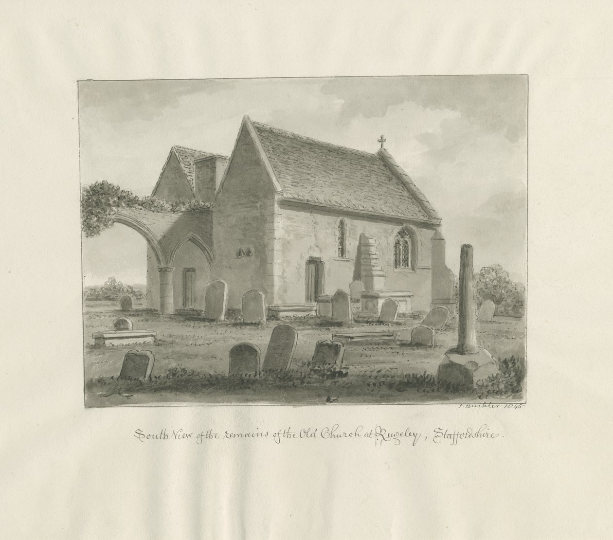 Rugeley Kilisesi by John Buckler
