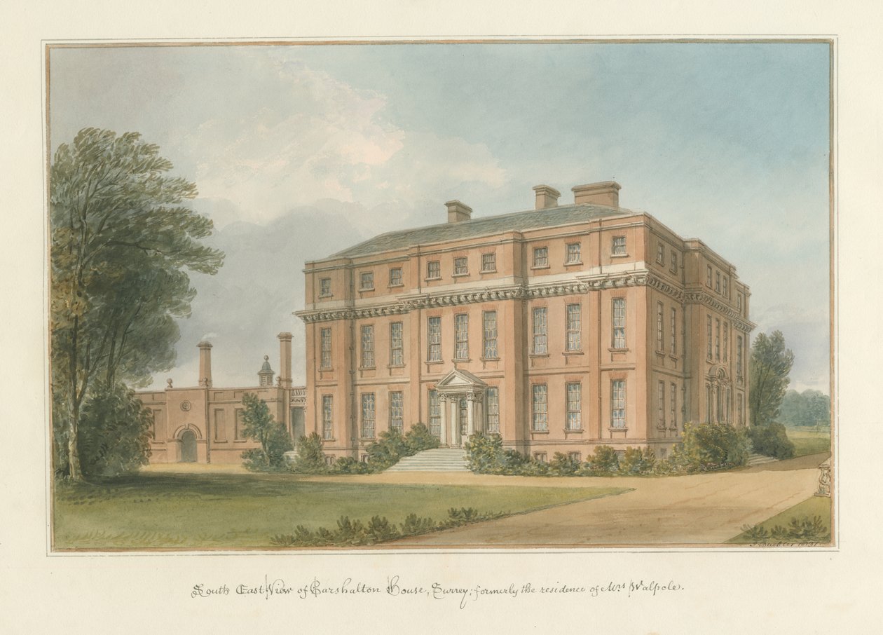 Surrey - Carshalton Evi, 1831 by John Buckler