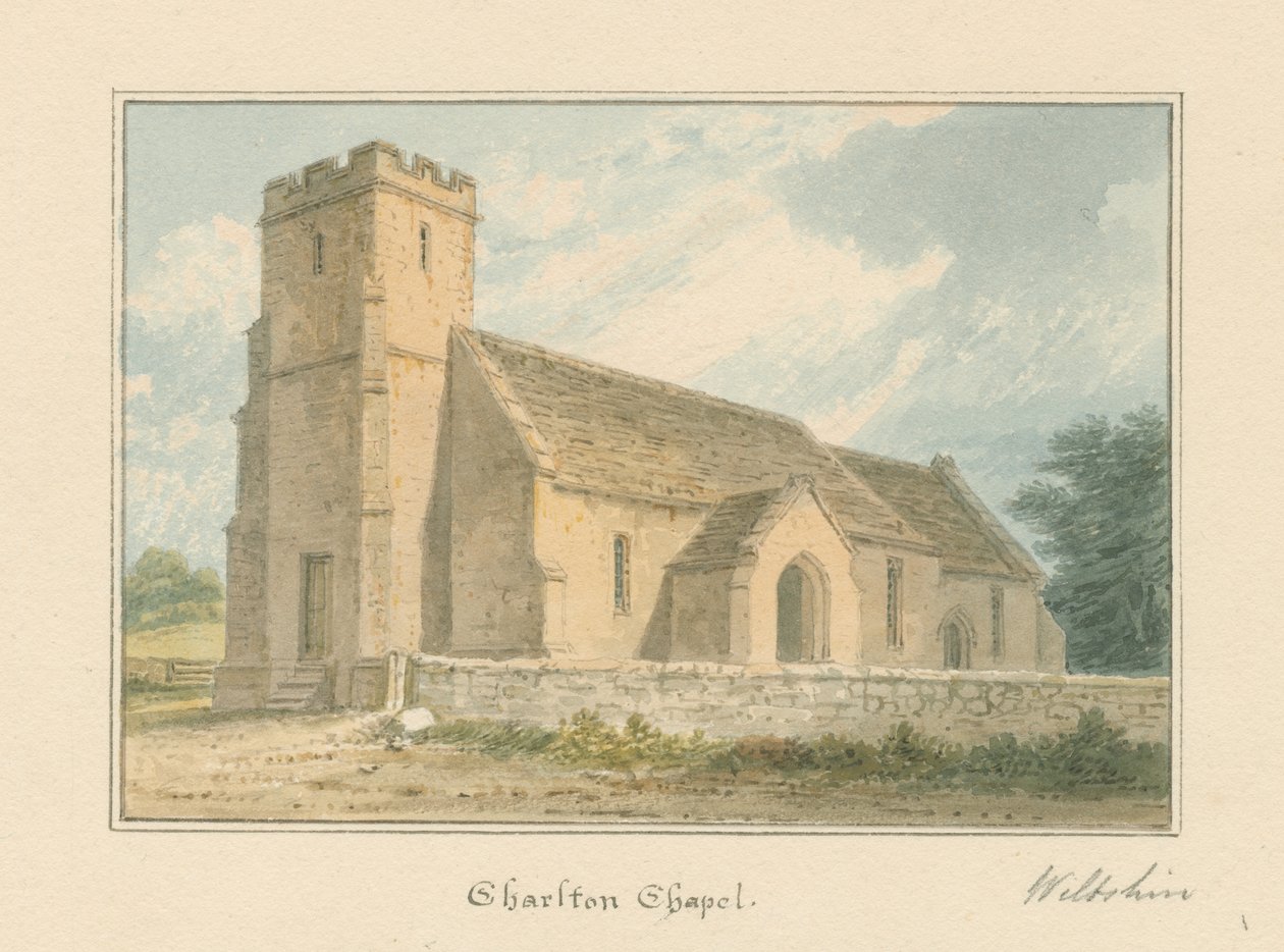 Wiltshire - Charlton Şapeli, 1817 by John Buckler