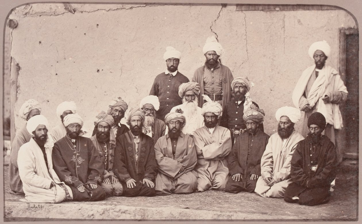 Sirdar Habeeboolah [sic] Gilzai ve diğer Hanlar, 1879 by John Burke