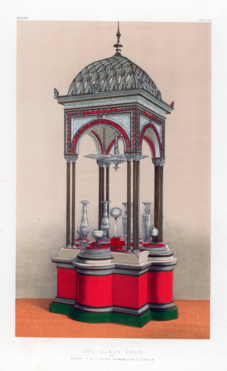 Cam Kasa, 19. yüzyıl. by John Burley Waring