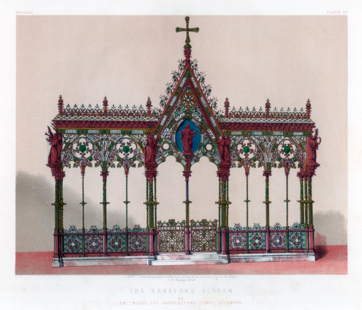 Hereford Ekranı, 19. yüzyıl. by John Burley Waring