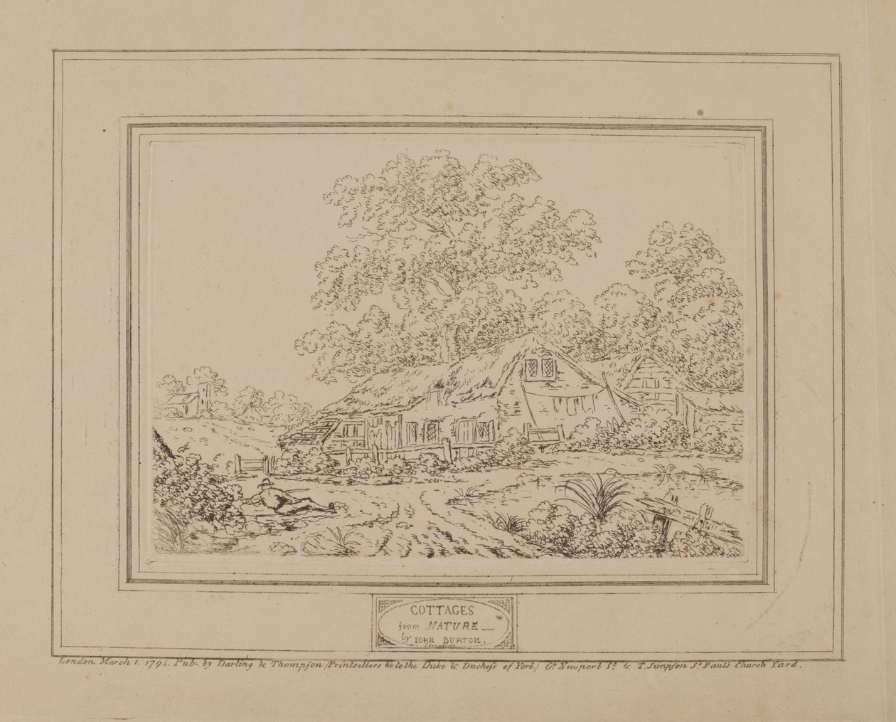 Doğadan Kulübeler (merkezi ağaçlı) by John Burton