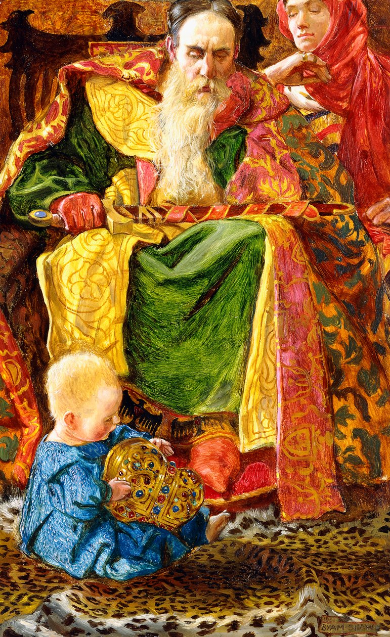 Bilge mi aptal mı olacağını kim bilebilir, 1901 by John Byam Liston Shaw