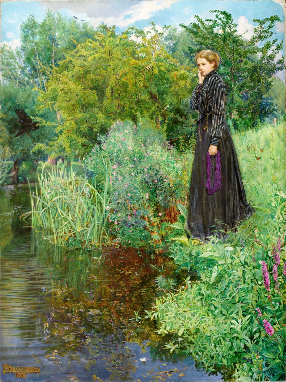 Boer Savaşı, 1900 - "Geçen Yaz Daha Yeşildi", 1901 by John Byam Liston Shaw