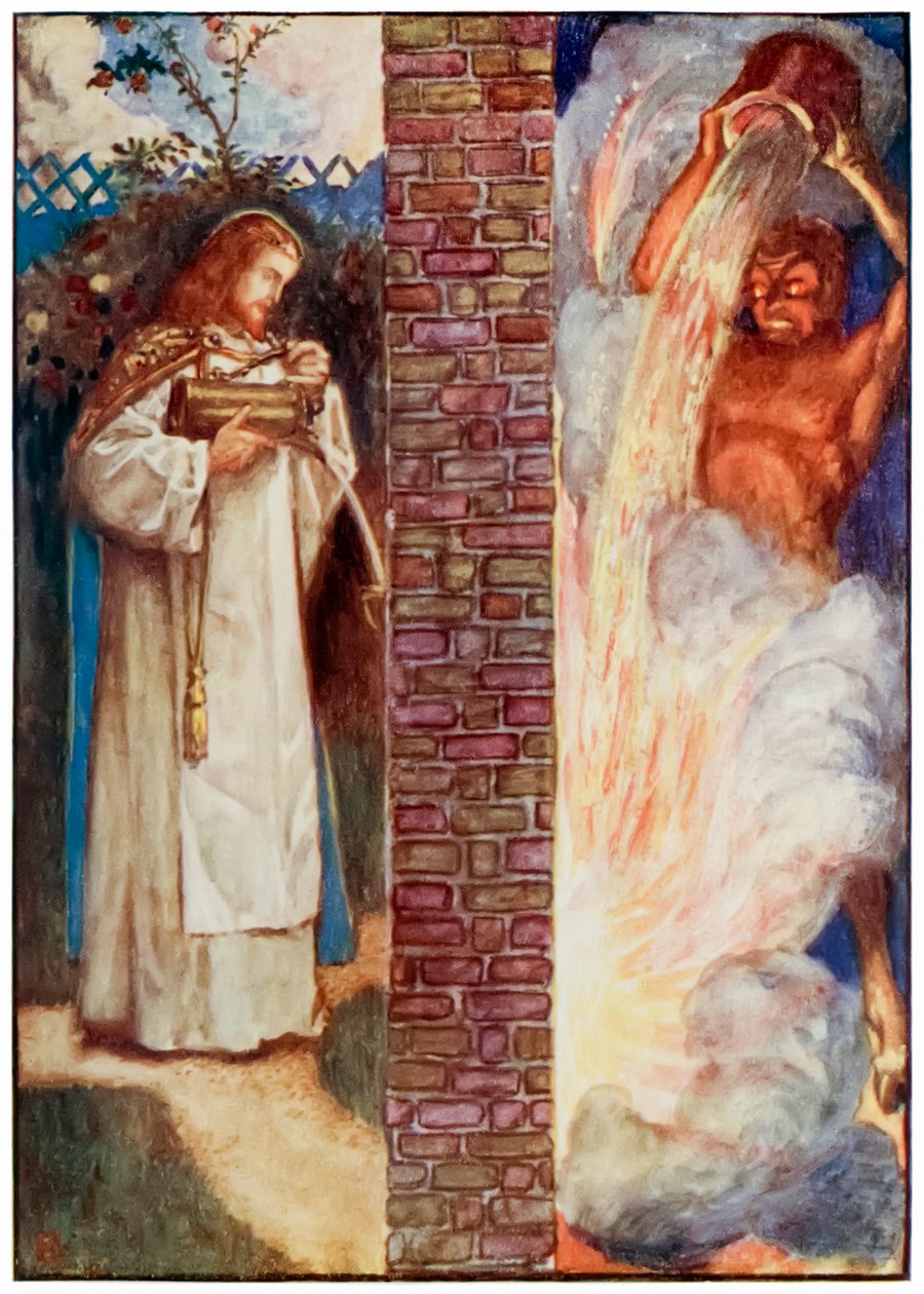 Hacılardan Mesih ve İblis Bu Dünyadan İlerliyor, Gelecek Olanlara John Bunyan (1628-1688) Byam Shaw