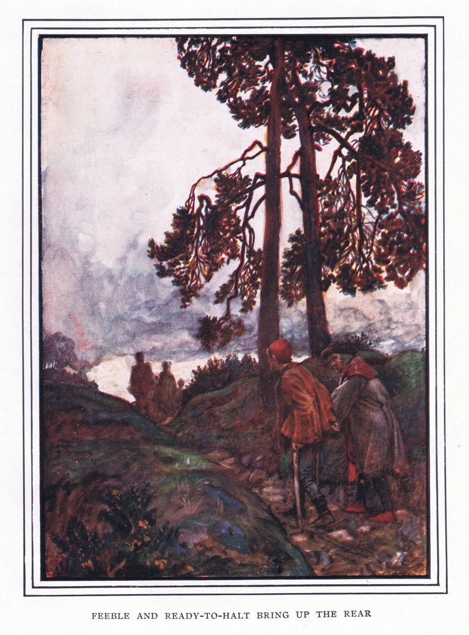 Zayıf ve Okumayı Durdurmak için arka tarafı yukarı kaldırın by John Byam Liston Shaw