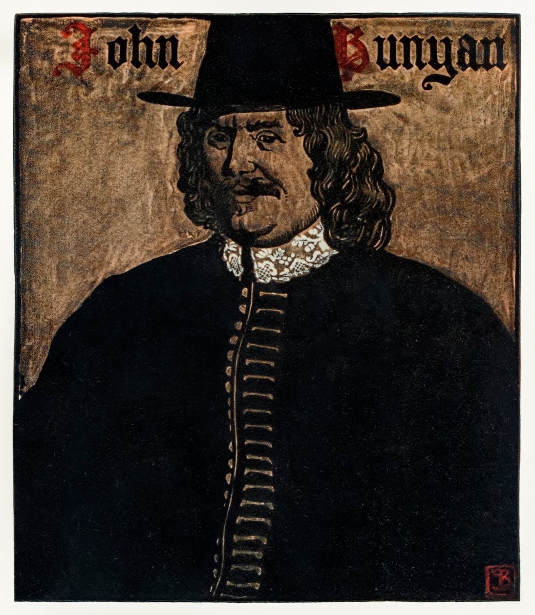 John Bunyan (1872-1919) The Pilgrims Progress from this World, That is To Future kitabının yazarı, Byam Shaw