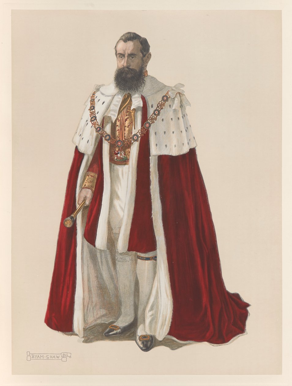 Kral Edward VII taç giyme töreni by John Byam Liston Shaw
