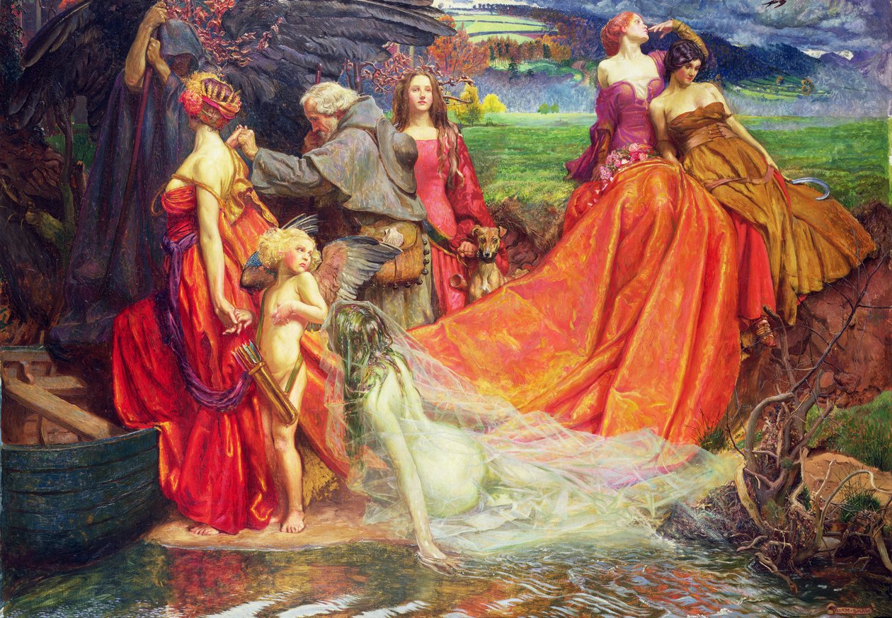 Şimdi Hacı Yılı Fuarı Sonbahar Ücreti by John Byam Liston Shaw