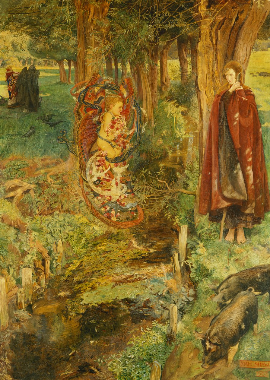 "Zaman ve Şans Herkese Benzer Olur", 1901 by John Byam Liston Shaw