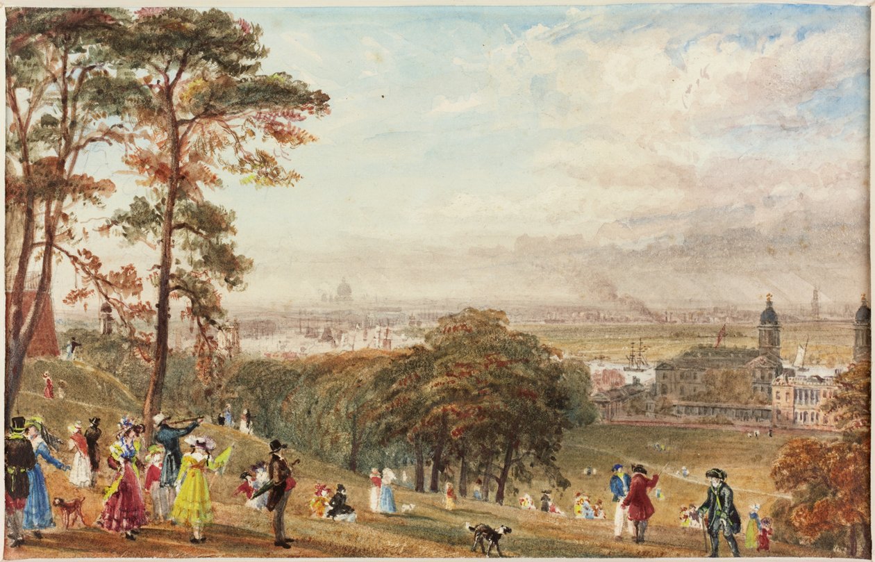 Greenwich konumundan Londra by John Byrne