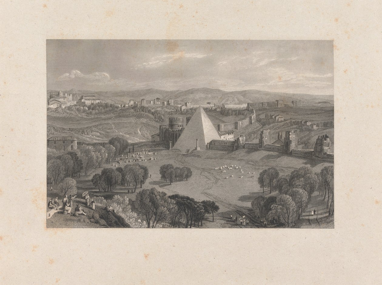 Monte Testaccio'dan Roma by John Byrne