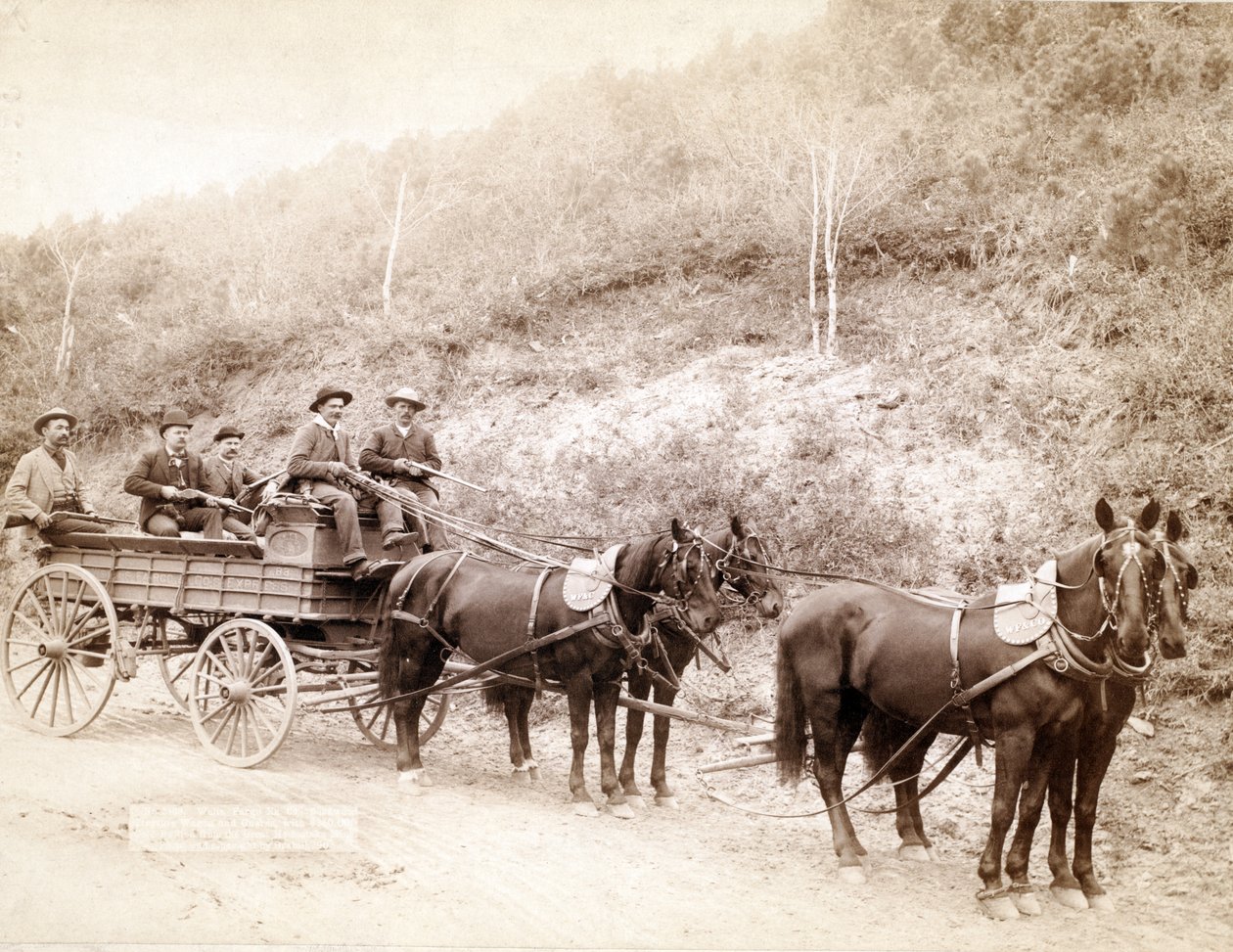 Wells Fargo Ekspresi, 1890 by John C. H. Grabill