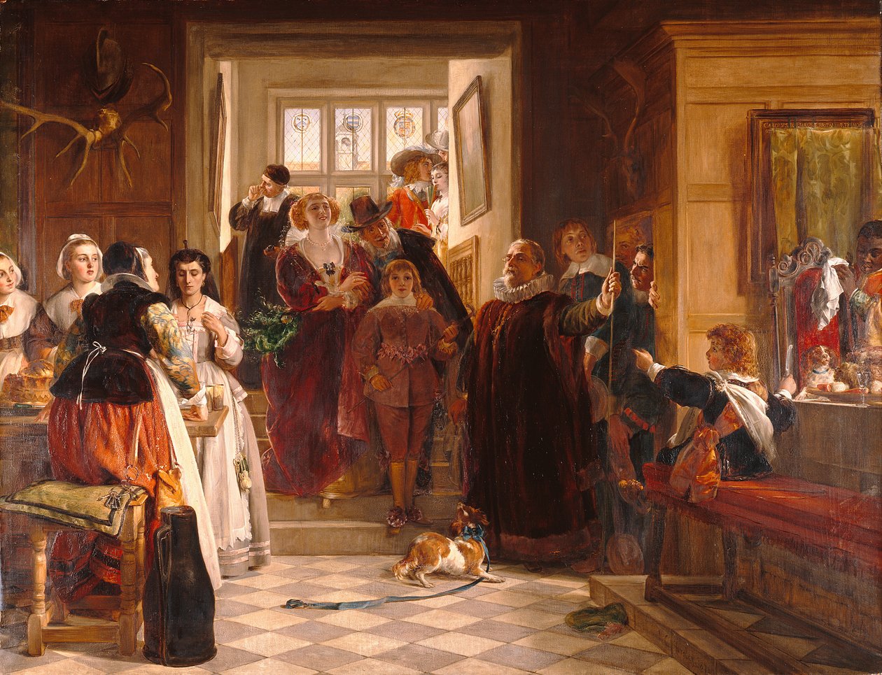 Akşam Yemeğine Gelmek by John Callcott Horsley