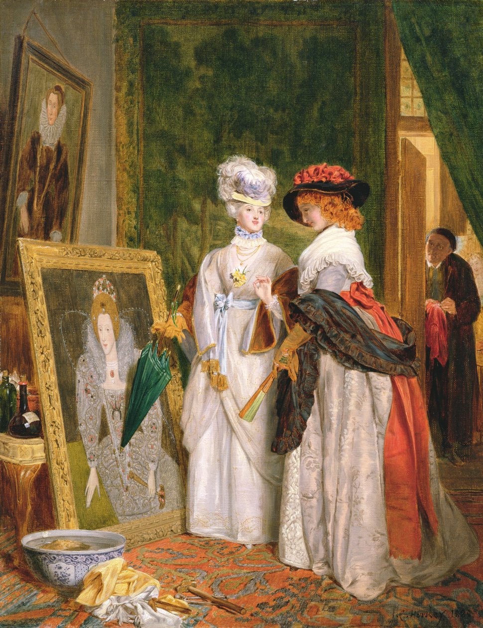 Kostüm, Moda Değişimi Üzerine Eleştirmenler by John Callcott Horsley