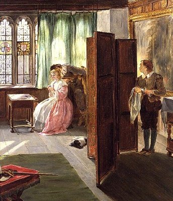 Son Hareket Şah mat (2 detay) by John Callcott Horsley