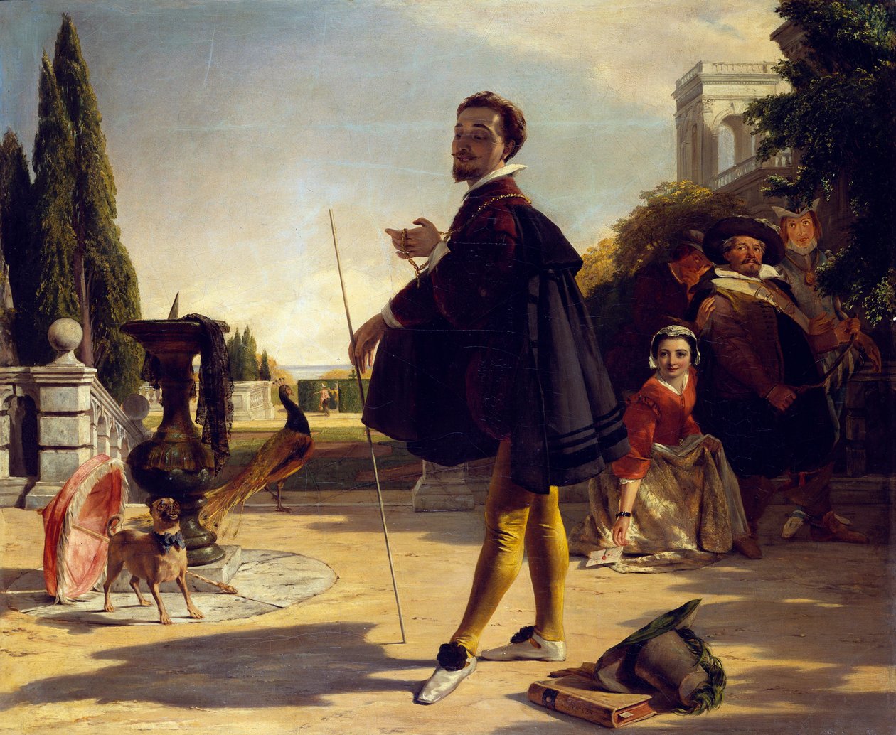 Shakespeare, Onikinci Gece, II. Perde, Sahne V by John Callcott Horsley