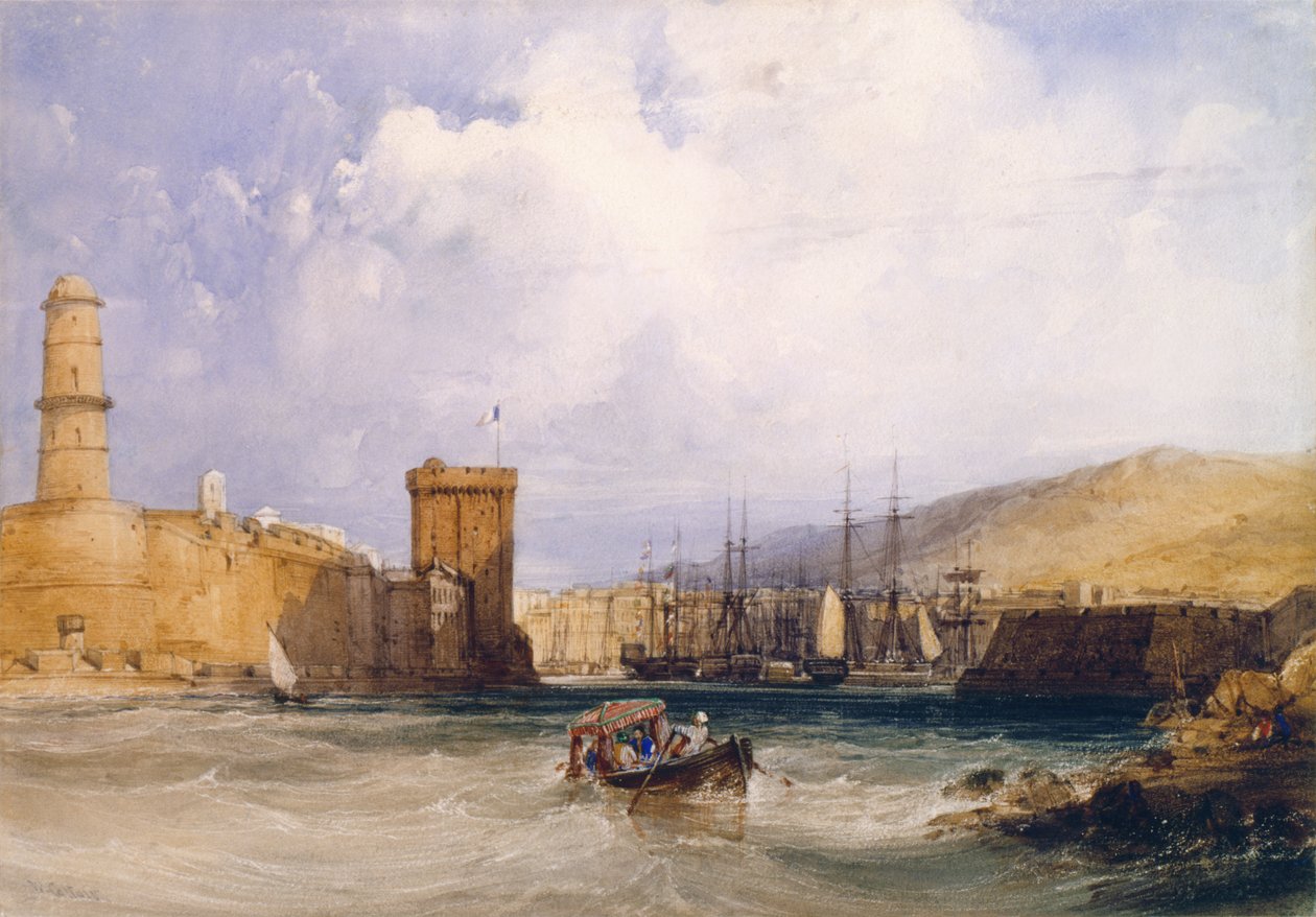 Marsilya Limanı Girişi (wc) by John Callow