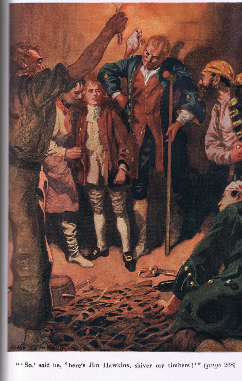 İşte Jim Hawkins, kerestelerimi titret, Robert Louis Stevenson