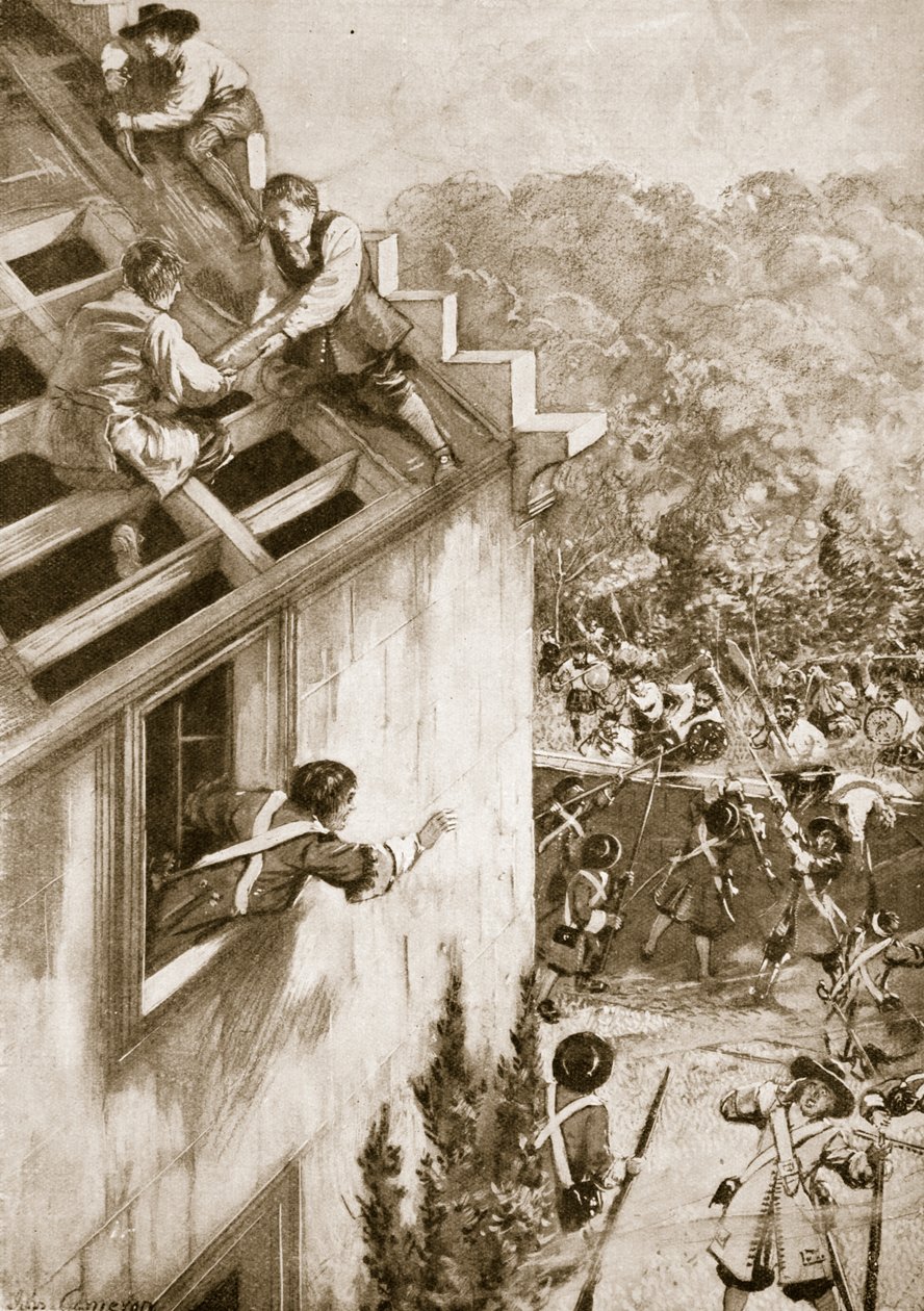 Dunkeld saldırısı, 21 Ağustos 1689 (taş) by John Cameron