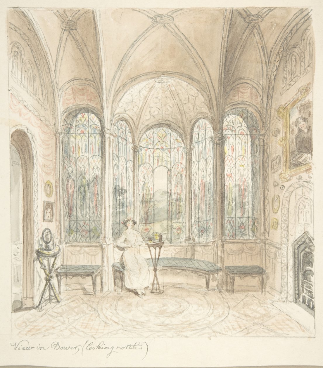 Lea Castle, Worcestershire, Bower