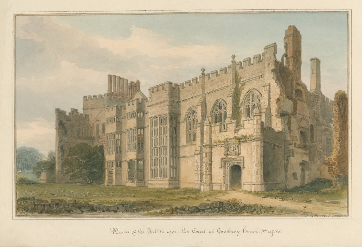 Sussex - Cowdray Evi by John Chessell Buckler