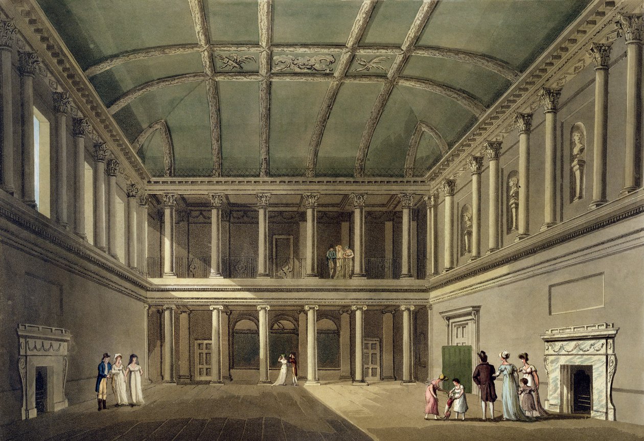 Konser Salonunun İçi, John Hill (1770-1850) pub