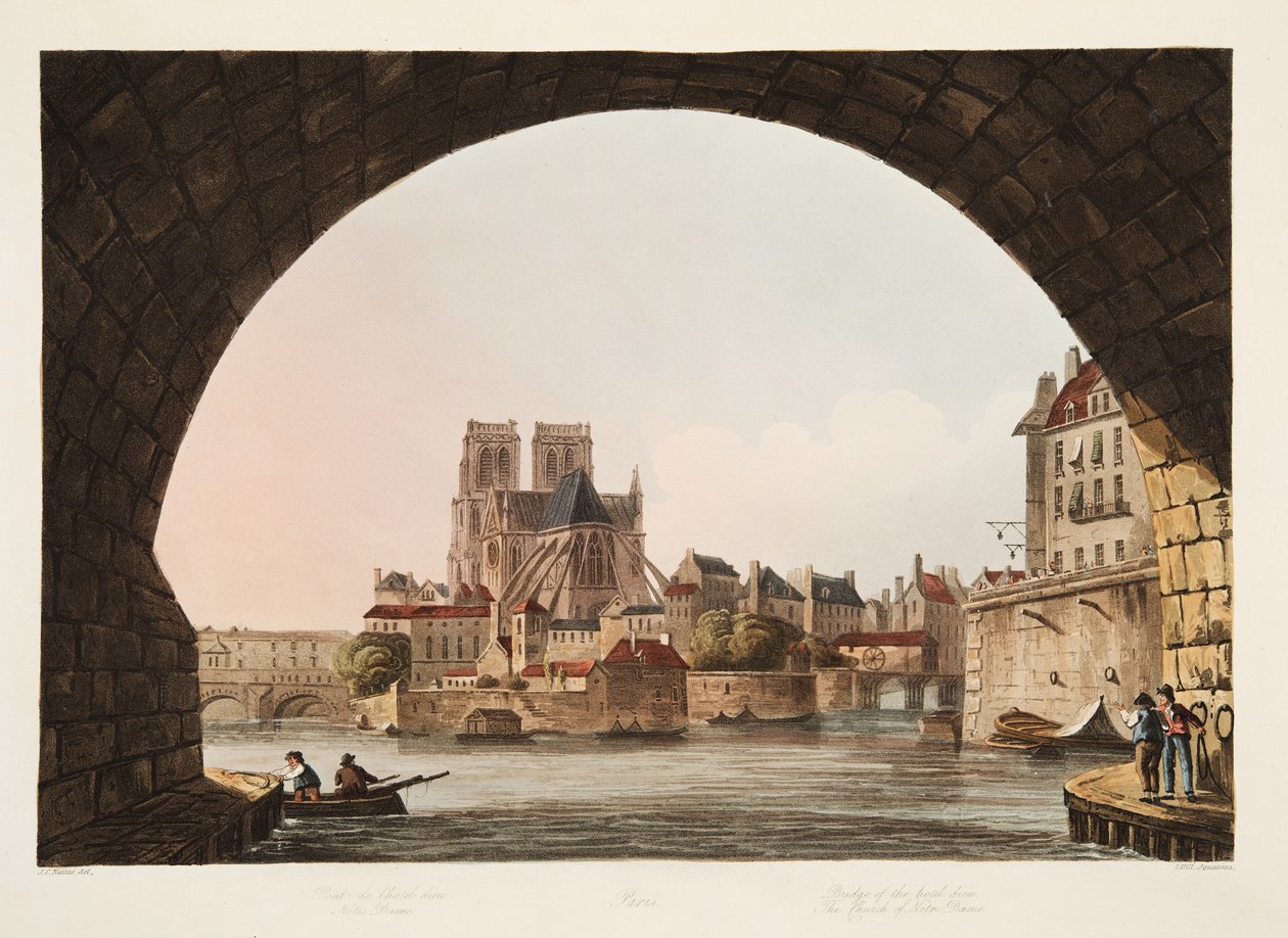 Hotel Dieu Köprüsü ve Notre Dame Kilisesi, Versailles, Paris ve Saint Denis, pub