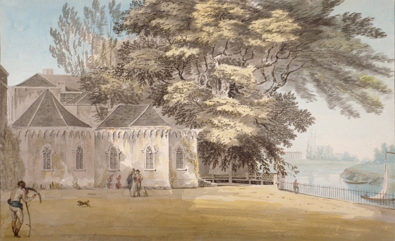Isleworth, Middlesex, 1787 by John Claude Nattes