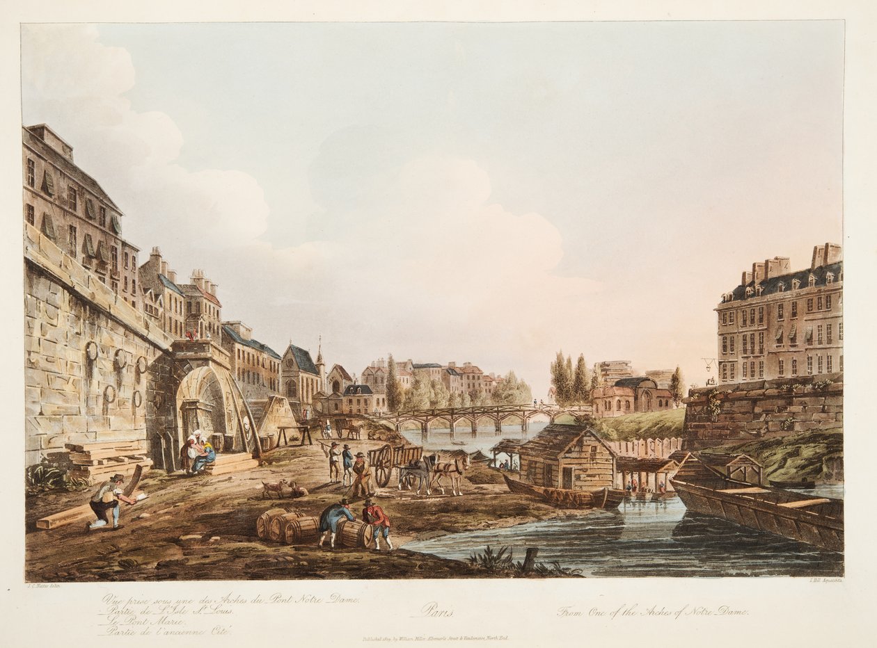 Notre Dame Kemerlerinden biri, Versailles, Paris ve Saint Denis, pub
