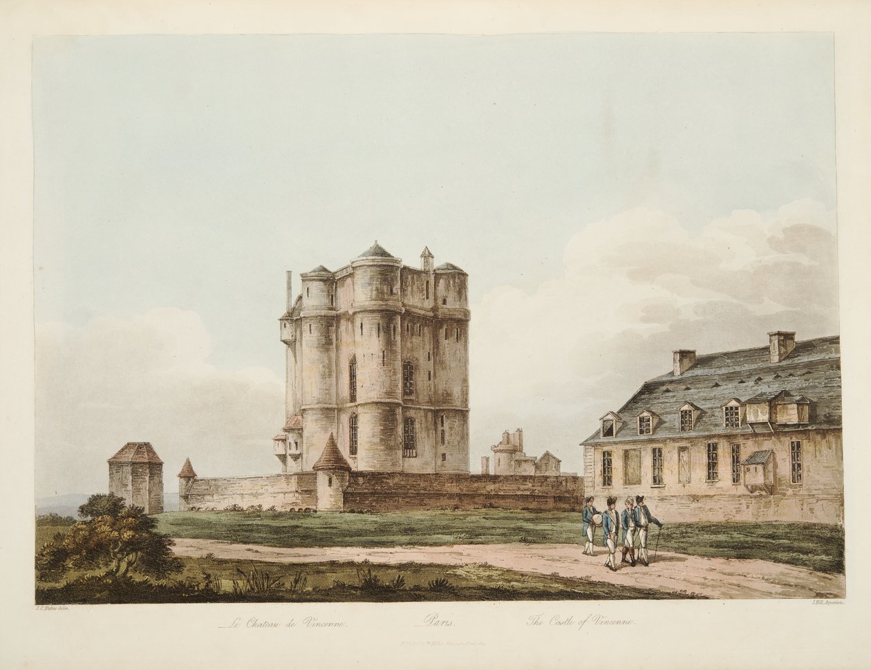 Vincenne Kalesi, Versailles, Paris ve Saint Denis, pub