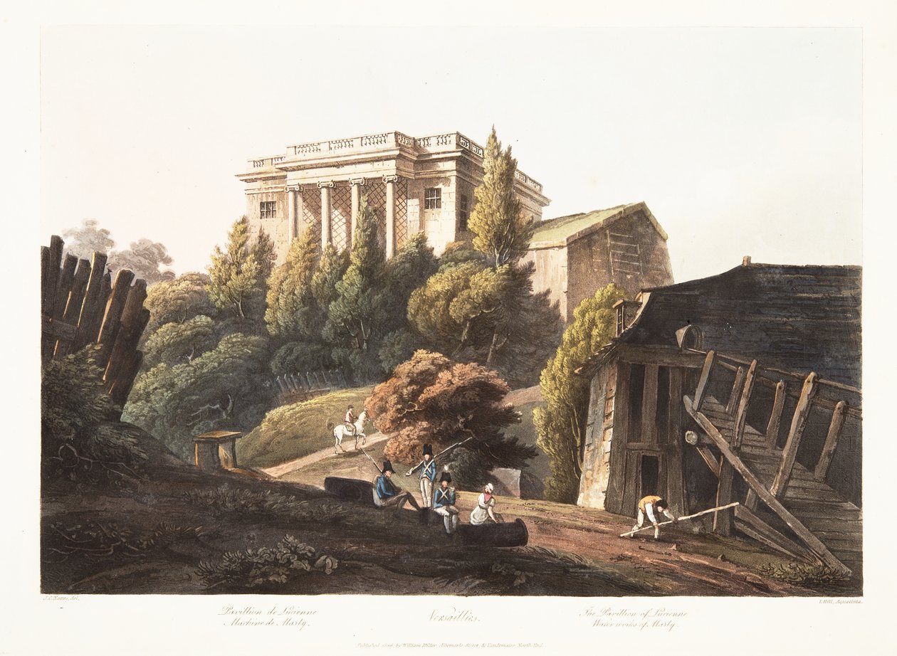 Versailles, Lucienne Köşkü, Marly Su İşleri, Versailles, Paris ve Saint Denis